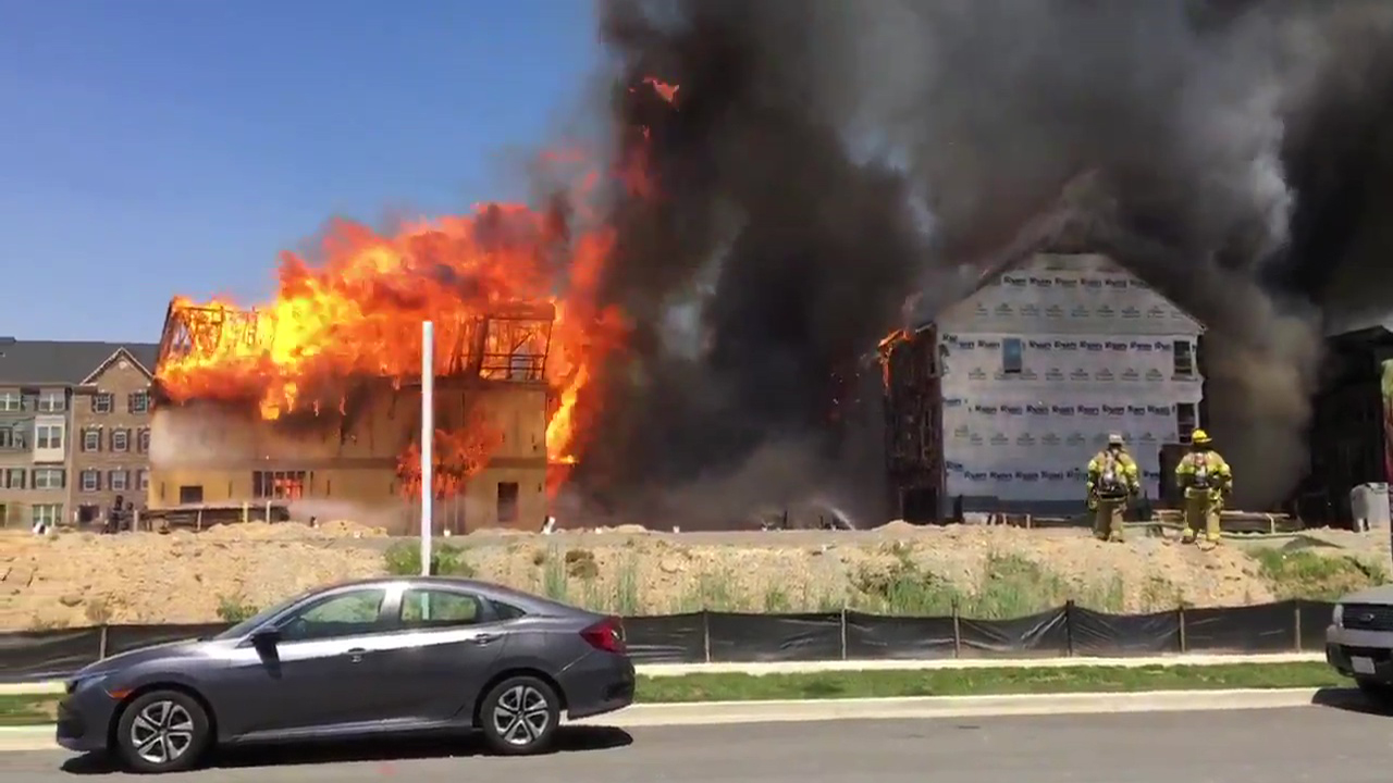 Firefighters battle blaze in Greenbelt