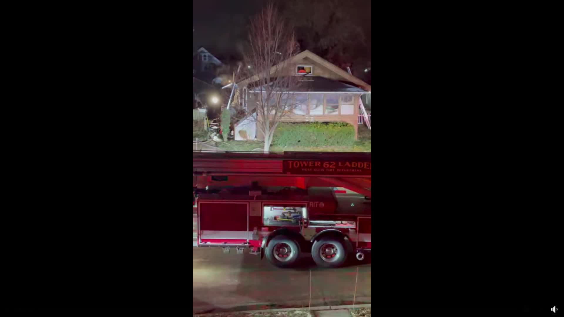 West Allis house fire cell phone video