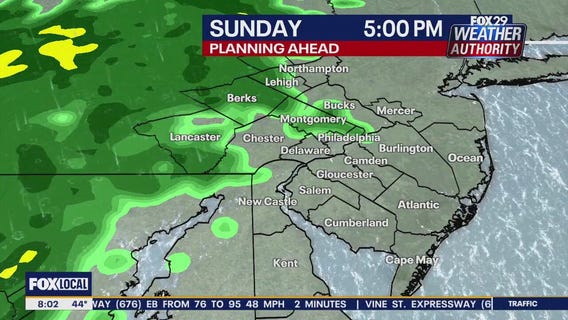 Weather Authority: Sunday morning forecast