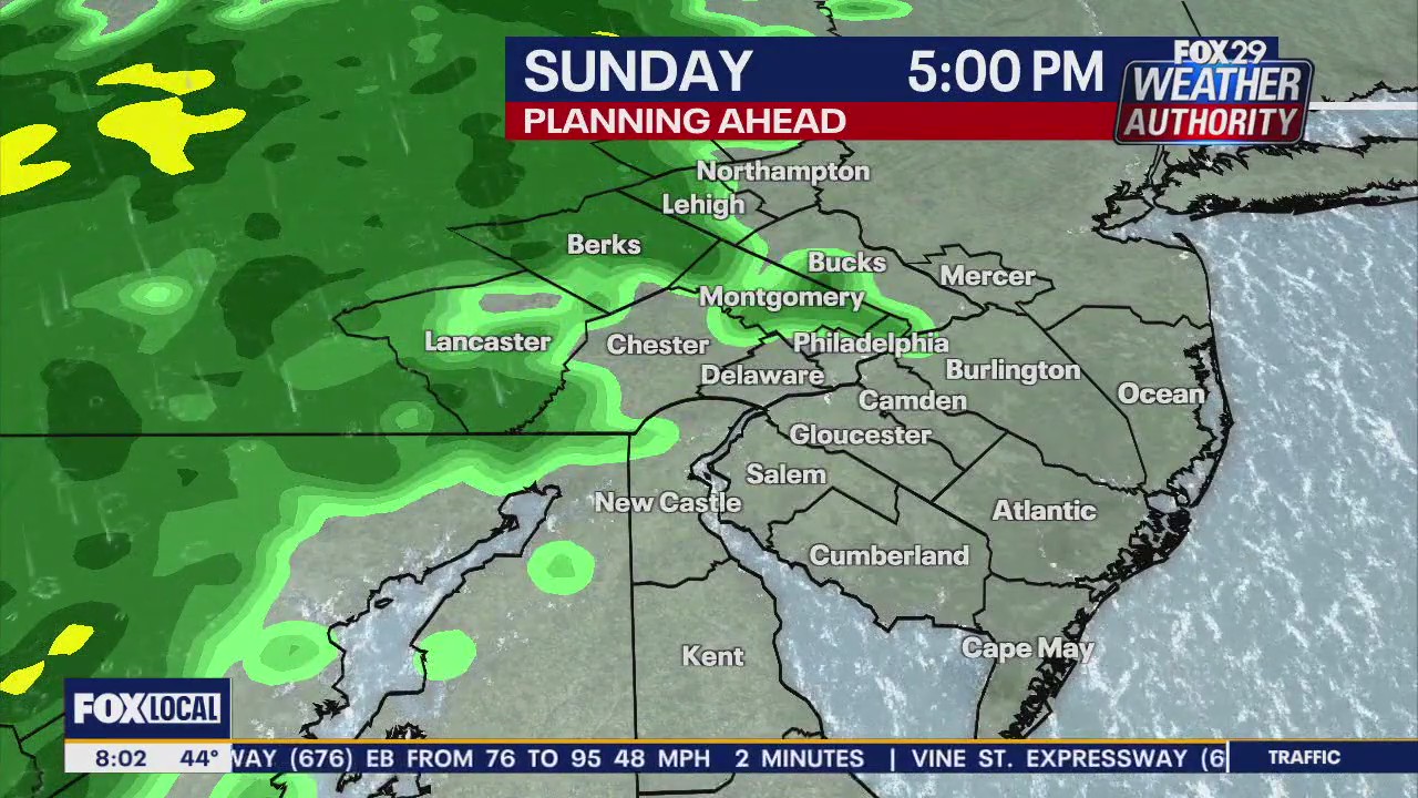 Weather Authority: Sunday morning forecast