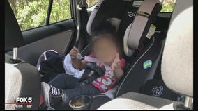 Prince George's County police officer rescues baby car left in hot vehicle for hours