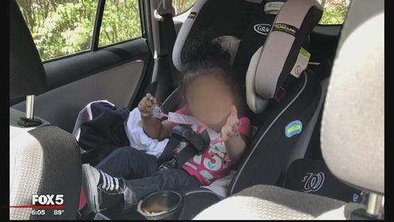 Prince George's County police officer rescues baby car left in hot vehicle for hours