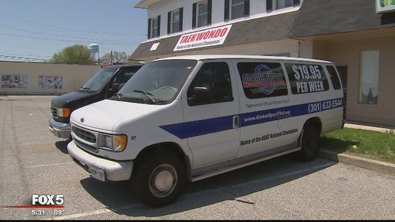 5-year-old Charles County boy left alone in Taekwondo academy van following class