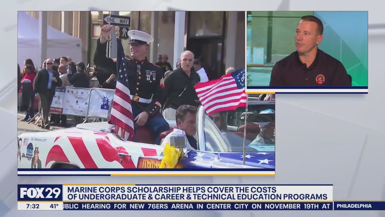 Marine Corps scholarship helps cover cost of veterans? education programs