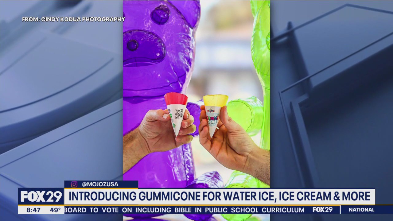Gummy Cones for Water Ice, Ice Cream and More