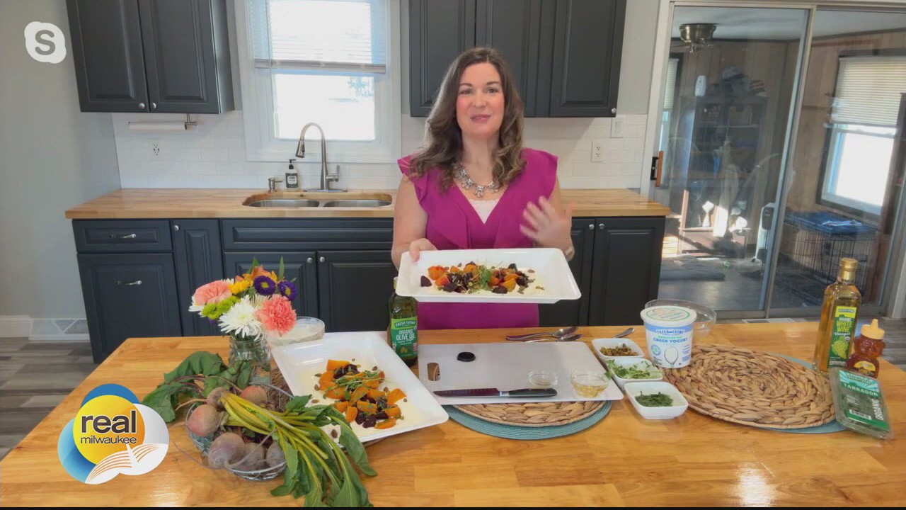 RECIPE: Roasted Beets with Yogurt and Tarragon