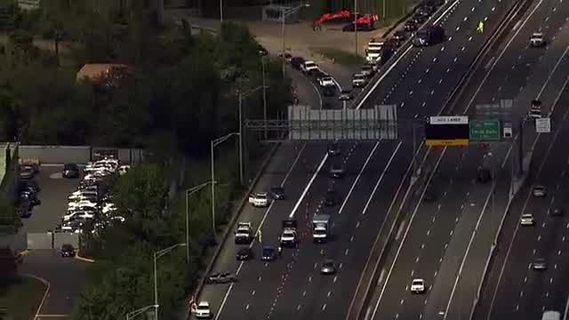 SkyFox over scene of fatal crash in Fairfax County