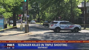Teen killed in triple shooting in DC, police say
