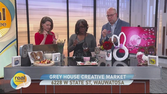 Sip, Shop & Create; Grey House Creative Market