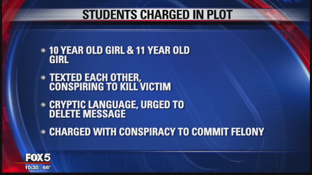 Two girls face charges of plotting to kill 11-year-old in Virginia