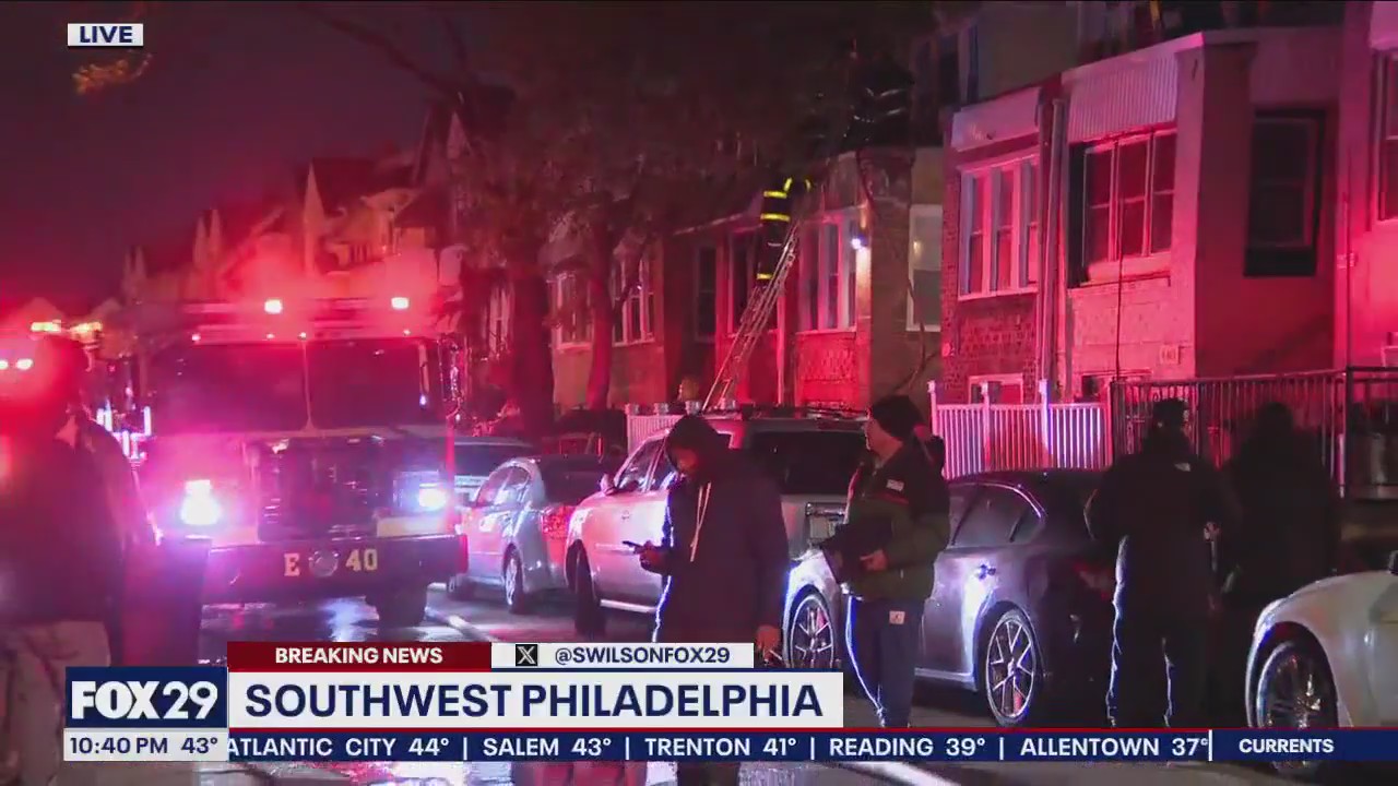 1 injured in SW Philly rowhome fire | FOX 29 Philadelphia