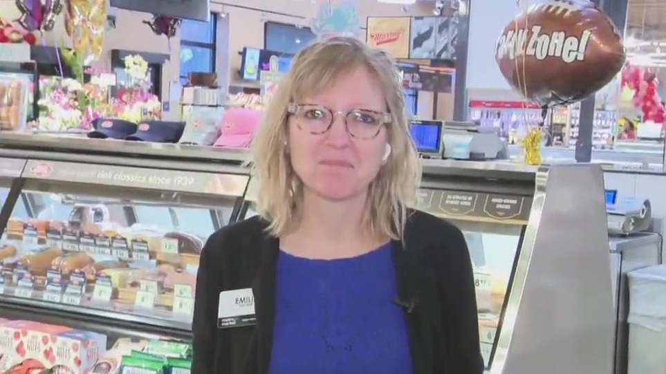 Grocery shopping for Super Bowl LIX