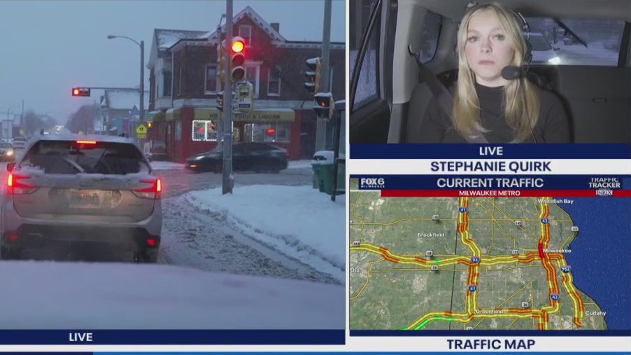 Snow impacts road conditions (5 p.m. update) | FOX6 Milwaukee