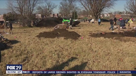 Organization focused on helping vets transforms vacant NE Philly field into landscape dream
