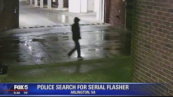 Arlington County police issue phone alert for serial indecent exposure suspect
