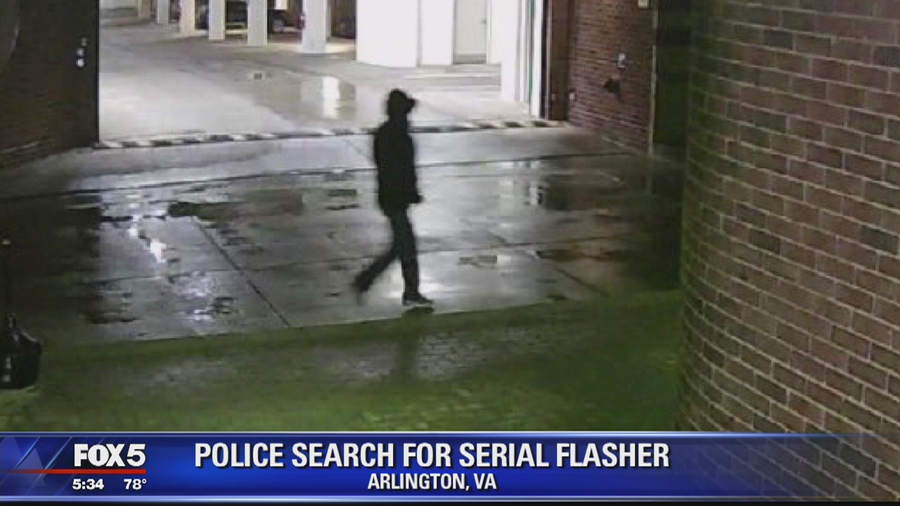 Arlington County police issue phone alert for serial indecent exposure suspect