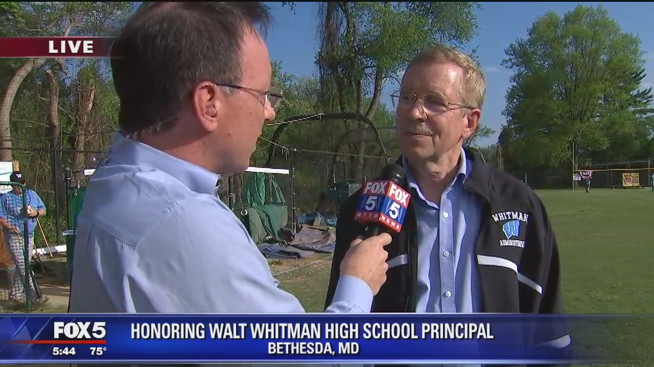 Walt Whitman High School honors principal