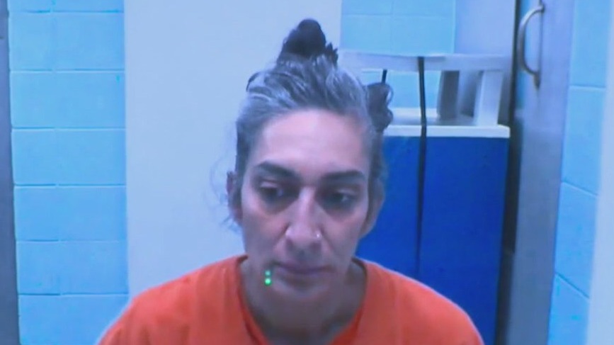 Mother charged, kids spent night outside