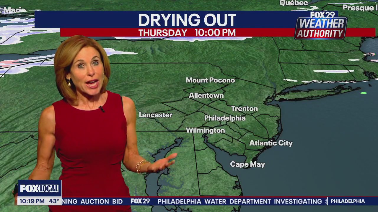 Weather Authority: Wednesday 10 p.m. forecast