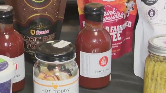 Local food vendors and artisans