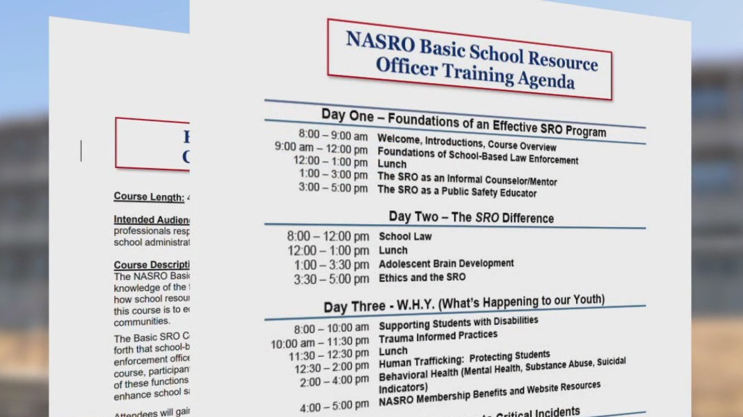 MPS school resource officer training begins
