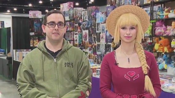 On the convention floor at Anime Milwaukee