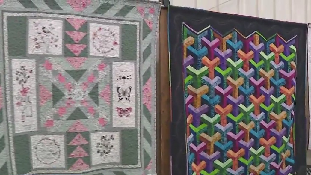 Showcasing quilts at the Waukesha County Expo Center