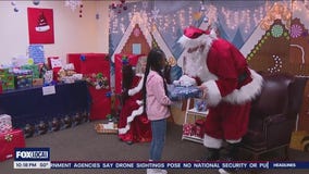 Families impacted by hardship treated to holiday party