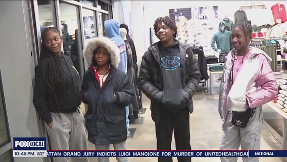 Volunteers, family, friends join to surprise kids with shopping spree after death of mom