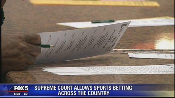 Supreme Court strikes down federal anti sports gambling law