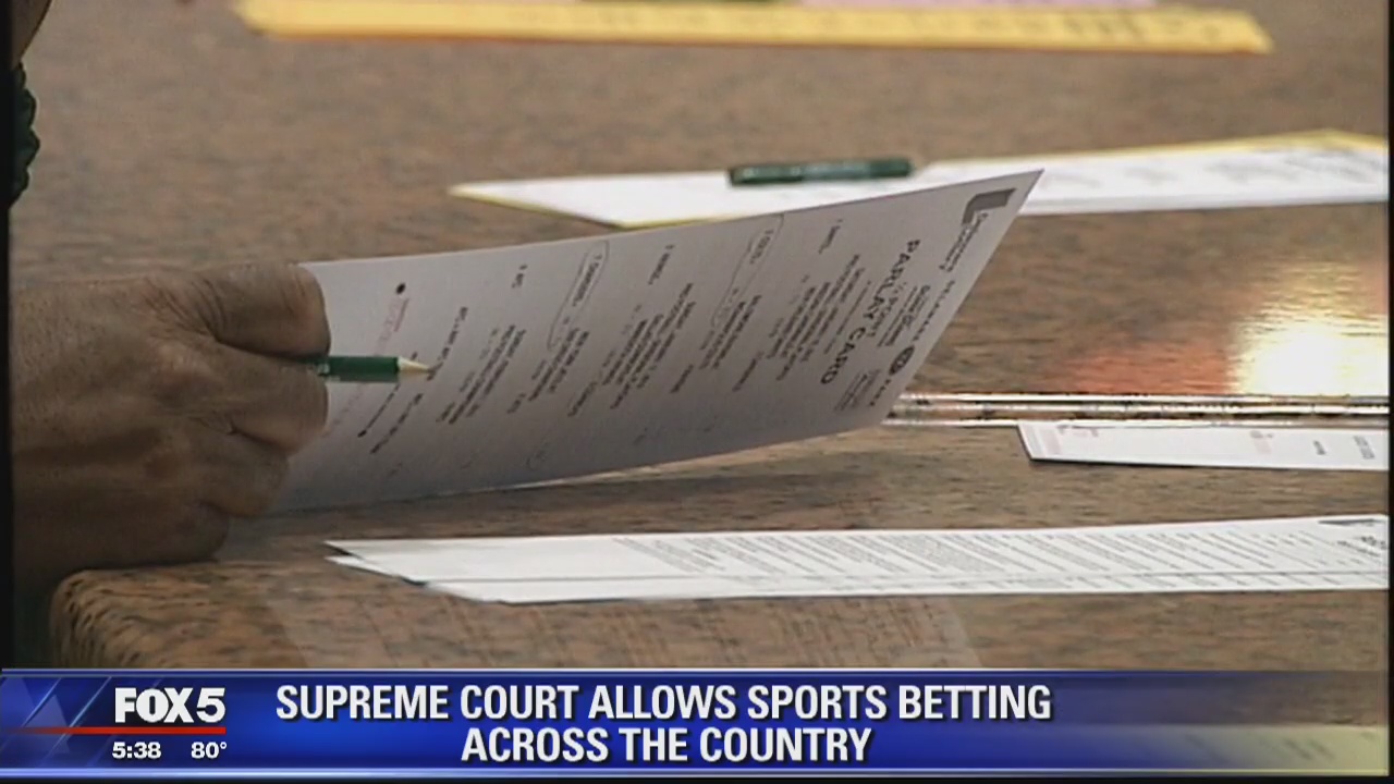 Supreme Court strikes down federal anti sports gambling law