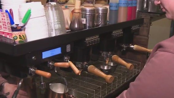 Espresso, brewed coffee, and teas