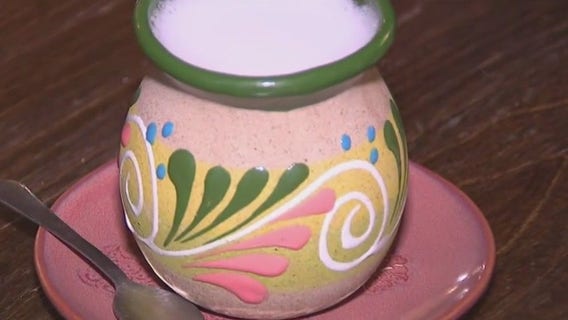 Breakfast options on the menu