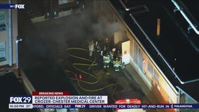 Possible explosion, fire at Crozer-Chester Medical Center