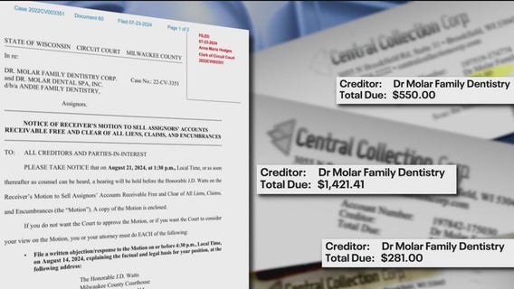 Milwaukee shuttered dental office must stop collection efforts