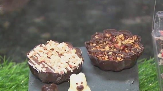 Gift boxes filled with chocolate