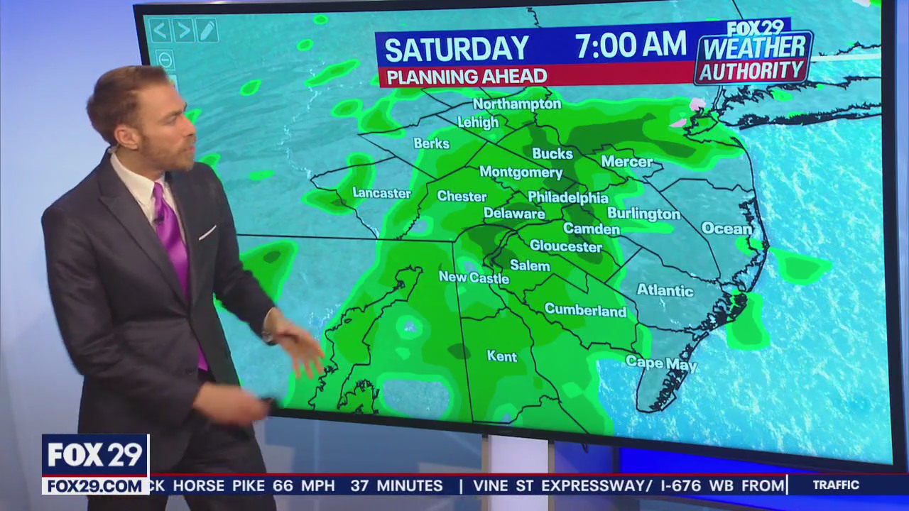 Weather Authority: 12 a.m. Saturday forecast