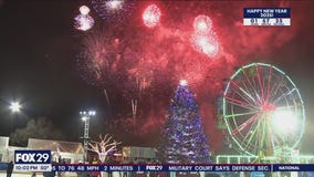 Happy New Year festivities at Penn's Landing draws young, old alike