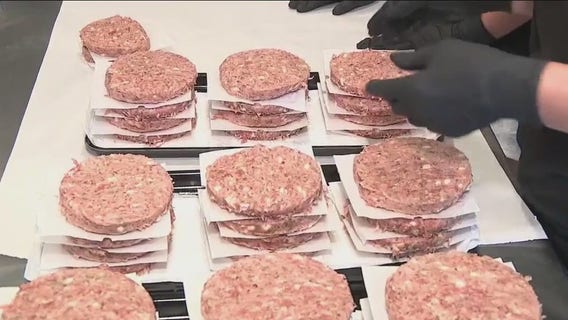 Pizza burgers from Weiss Meats