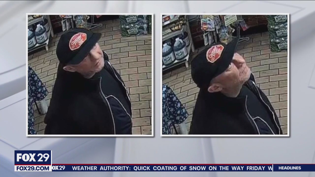 Man caught on camera putting skimming device on card reader