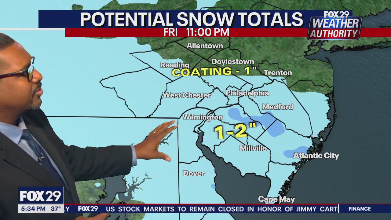 Weather Authority: 5 p.m. Thursday forecast