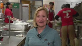 Making Easter meals for seniors