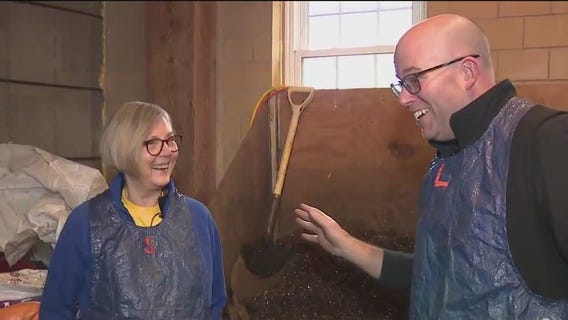 Volunteering at Hunger Task Force Farm