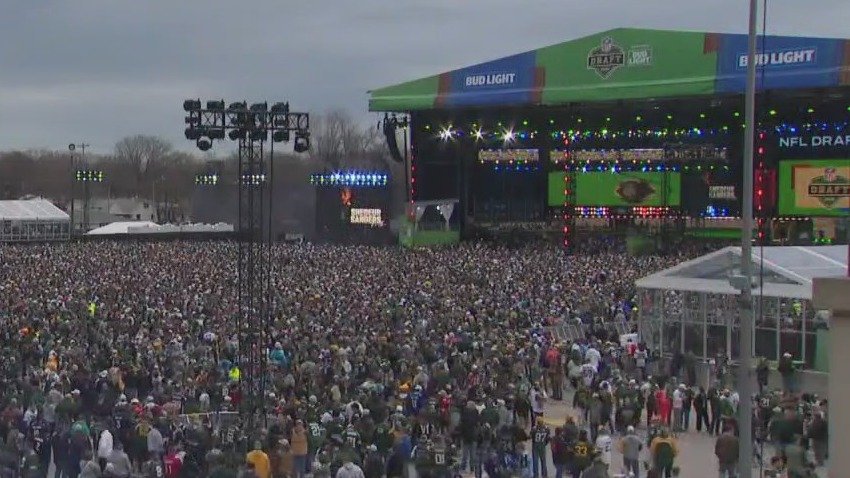 NFL Draft: Capacity crowd in Green Bay