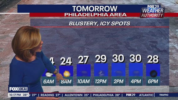 Weather Authority: 10 p.m. Tuesday forecast