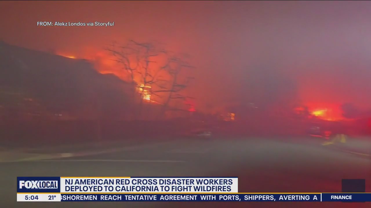 NJ Red Cross workers deployed to California to fight wildfires