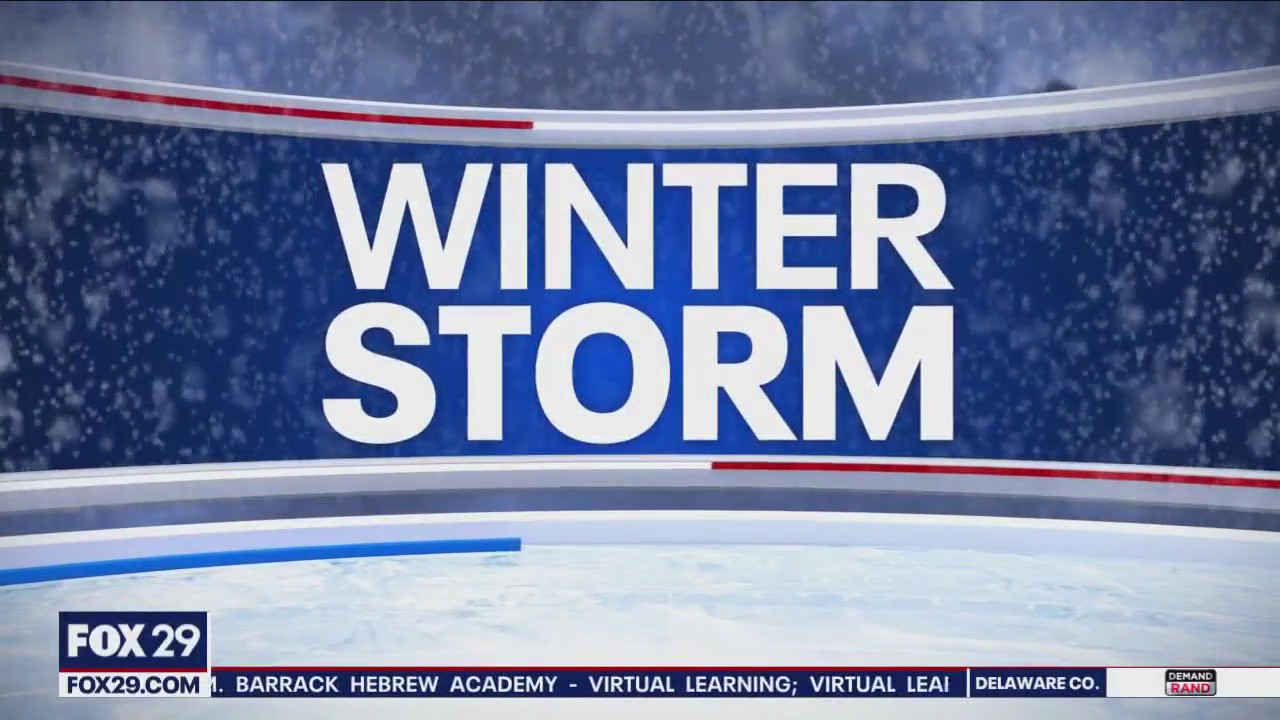 Winter storm on its way to Philly area