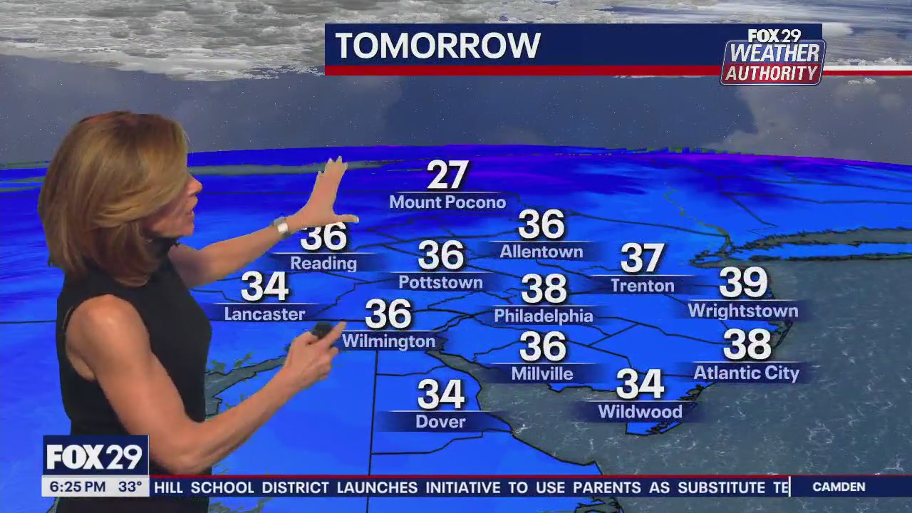 Weather Authority: 6 p.m. Thursday forecast