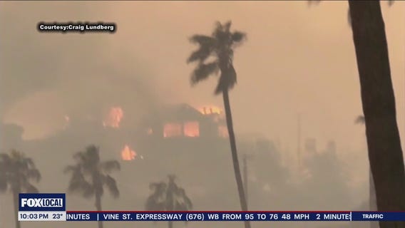 Former Delco residents living in southern Calif describe devastating wildfires
