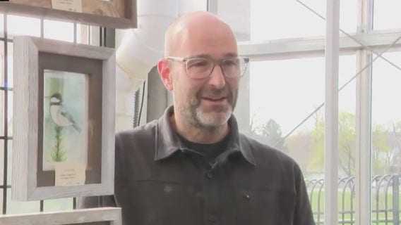 Art in the Green preview with a vendor